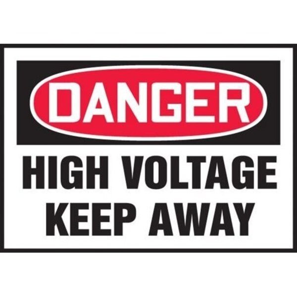 OSHA DANGER SAFETY LABEL HIGH LELC009VSP, Accuform, Mfr#: LELC009VSP